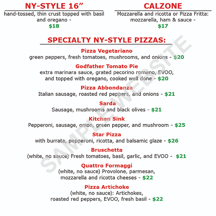 Pizza & Calzone